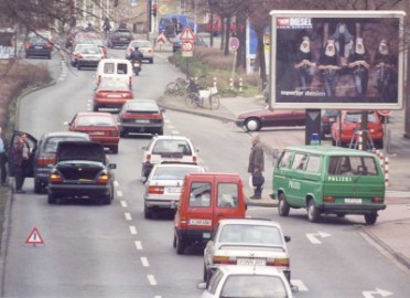 Köln vor 20 Jahren, Außenwerbung zur Messe Interjeans